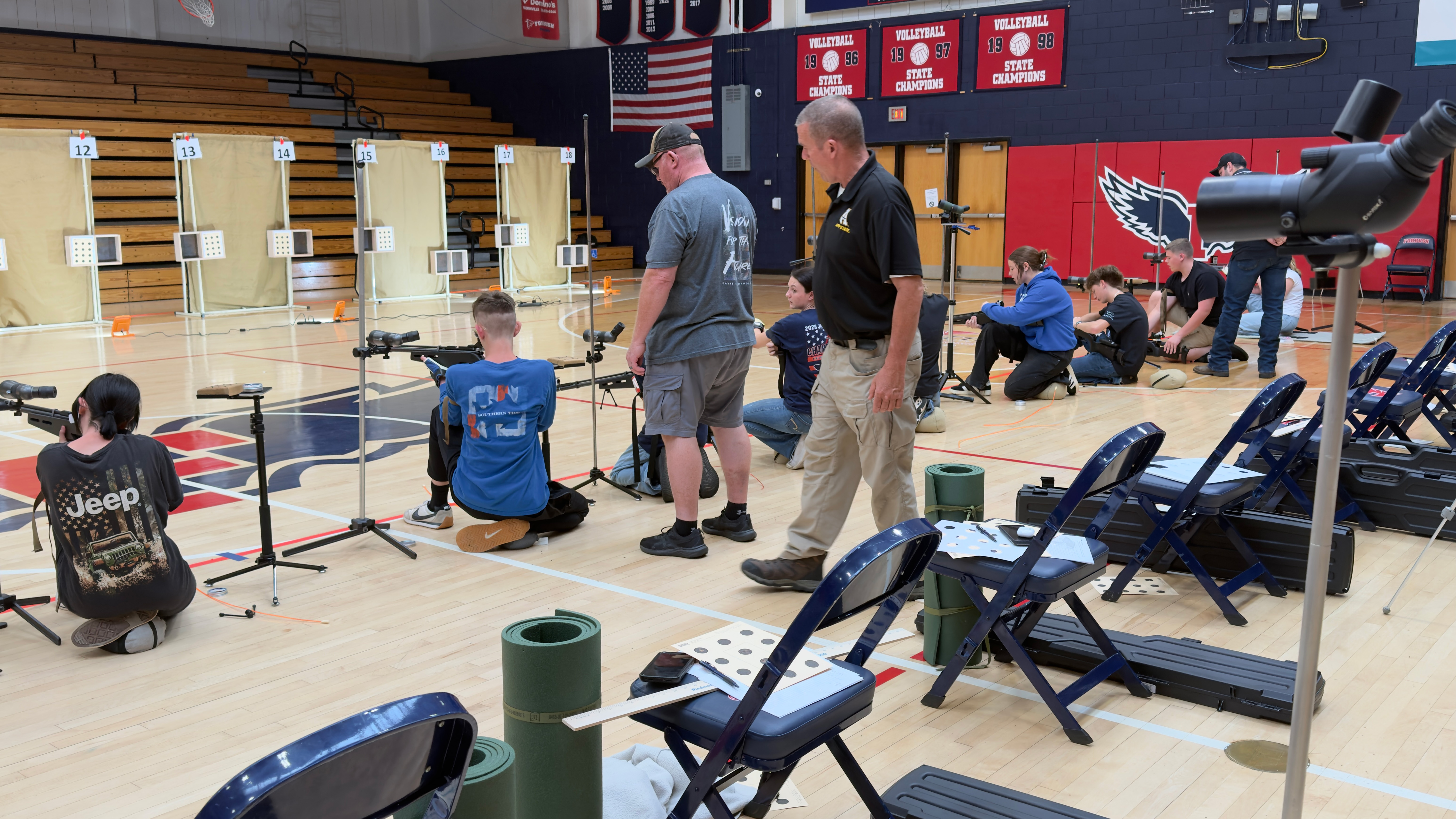 No one had to leave home: Forbush Falcons Rifle Camp 2026
